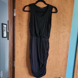 Elegant Black Midi Dress